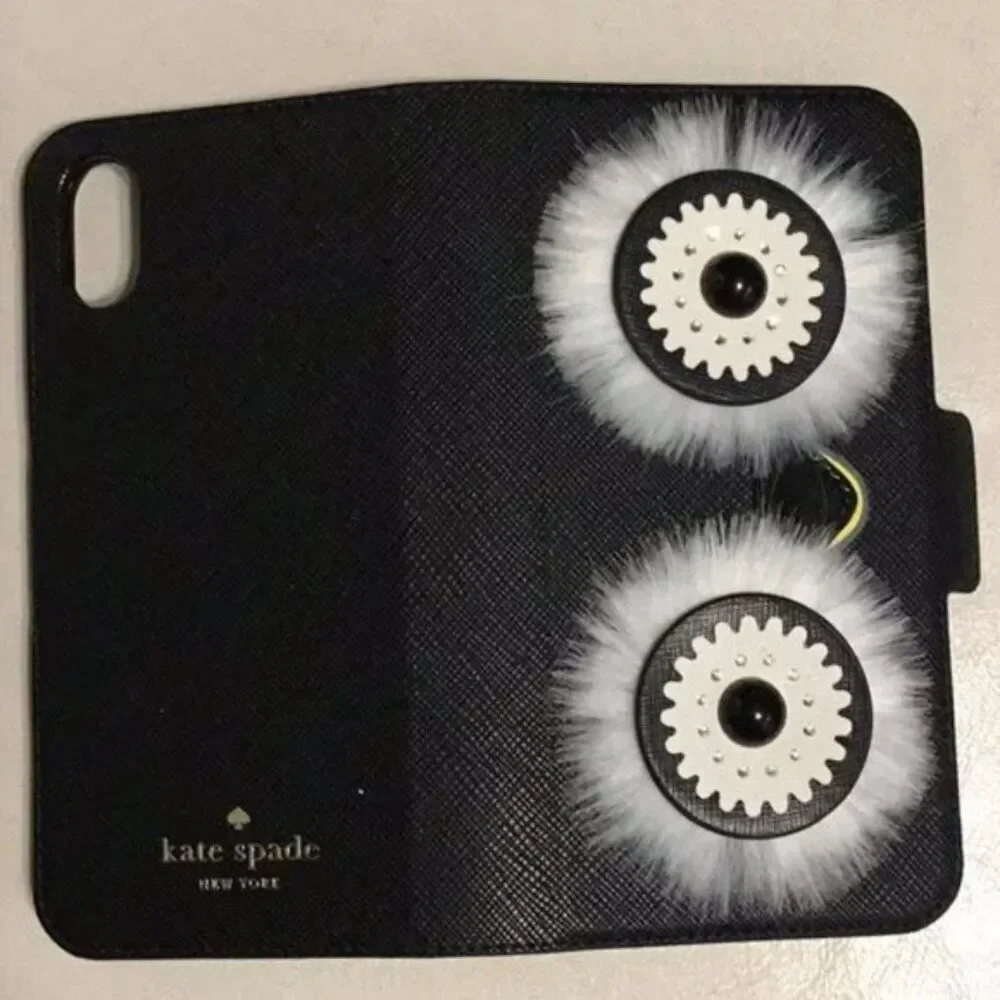 Kate Spade 3D Penguin Magnetic Folio Case iPhone XR NWOT